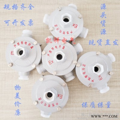 凯祥电气**AH系列防爆接线盒防爆穿线盒DN25一平直平三平四平角平G1一吊直吊三吊四吊角吊图4