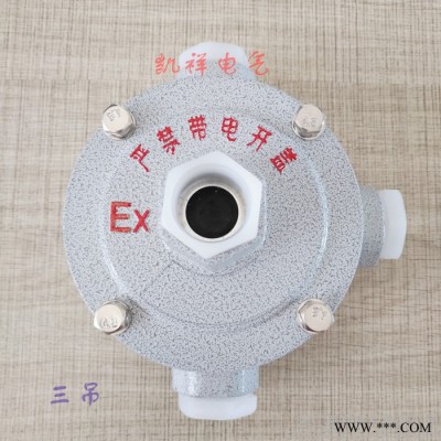 凯祥电气**AH系列防爆接线盒防爆穿线盒DN25一平直平三平四平角平G1一吊直吊三吊四吊角吊图6