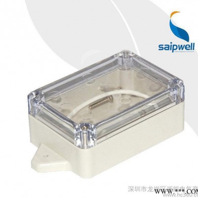 赛普SP-F4-1T透明盖自带耳 塑料防水盒 ABS接线盒100*68*40mm图2