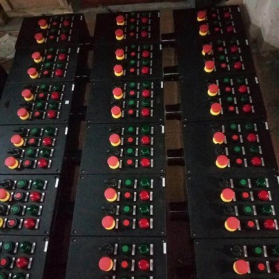 崇顺LBZ 防爆防腐按钮盒防腐箱立式操作柱接线盒2钮4钮6钮配电箱图2