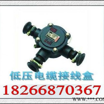 供应矿用隔爆型低压电缆接线盒，安标认证隔爆低压接线盒图1
