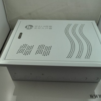 网联电气中高端光钎入户信息箱 铁底朔盖 智能家用接线盒图2