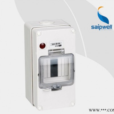 saipwell/赛普 断路器空开盒  56CB4N澳式  PC料明装接线盒图2