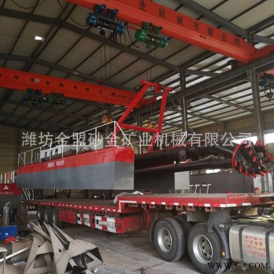 曲靖河道清淤船的型号和产量 小型河道清淤船可用电机驱动图2