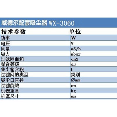 威德尔WX-3060工业专用吸尘器 工厂车间干湿两用电机 ** 干湿两用吸尘器