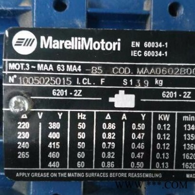 马拉利（Marellimotori ）电机MAQ 100LA4，原装进口，品质保证 上海邦典机电设备有限公司图2