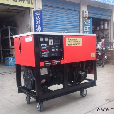 西安三菱原装柴油发电机组 常用功率20KW 西安原装进口三菱发电机图2