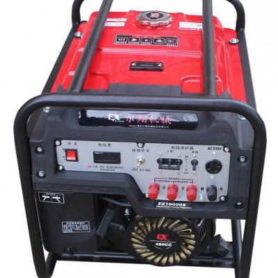 低噪音 小型发电机 220v家用手动电动3KW8KW单相汽油发电机图6