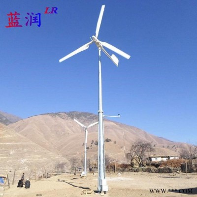 小型风力发电机风光互补风力发电机800w永磁低转速 山区用风力发电机 蓝润风力发电原理环保节能图5