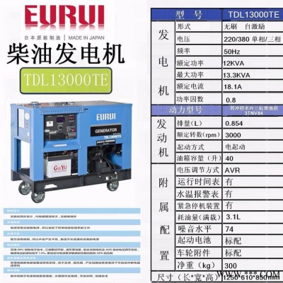 日本东洋 进口三相发电机TSN26000TE图5