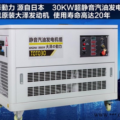 沃尔沃TOTO30,进口30kw汽油发电机组图2