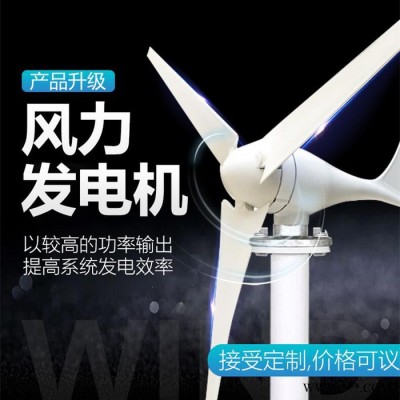 蓝润100-500瓦风力发电机 照明工程用风力发电机微型风力发电机价格 风力发电机厂家风光互补发电图1