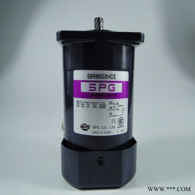 韩国SPG马达 韩国SPG型号SPGS9R60GXHCE可逆电机 原装进口 支持厂家验货图4