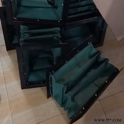 鑫洪厂家 帆布除尘软连接 风机硅胶软连接 风机软连接生产图4
