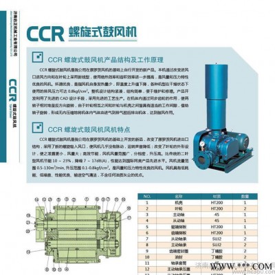风机生产基地供应 转速高的啟正CCR容积式风机图1
