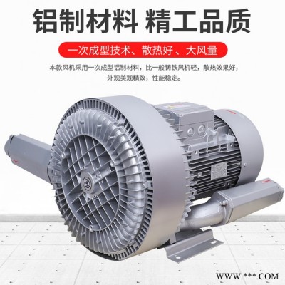 RB-74S-2/5.5kw双极高压鼓风机 高压漩涡风机 双叶轮曝气旋涡气泵图6