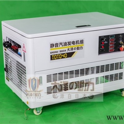 40kw静音汽油发电机组 箱体式汽油发电机大泽TOTO40低噪音发电机图1