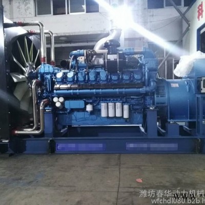 潍柴1500KW柴油发电机 博杜安（16M33D1800）发电机  青海西藏西宁高原专用发电机 潍柴机组批发 潍柴发电机图2