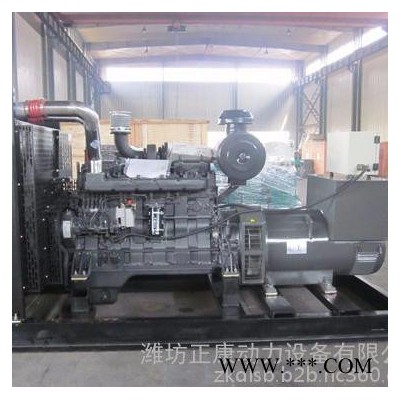300kw上柴股份大型柴油发电机 全自动380v三相发电机 室内备用带控制柜 全自动化发电机组 全自动发电机组图1