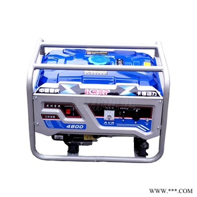 卡镨【功率足】手启动5KW小型发电机 便携式三相380V汽油发电机组电动 手启动汽油发电机图2