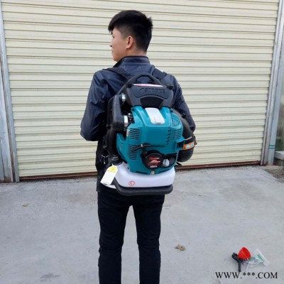 启硕工业燃油养殖大棚柴油热风机 手提式建筑工地吹灰机 汽油四冲程吹风机图7