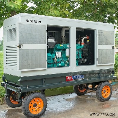 潍柴120kw柴油发电机组 120kw道依茨移动静音柴油发电机组 静音式发电机组 120kw移动拖车发电机 潍柴原厂动力图2