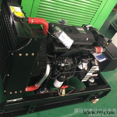 潍柴锐动力20kw小型柴油发电机组 纸塑分离机专用三相纯铜发电机 全铜发电机图1