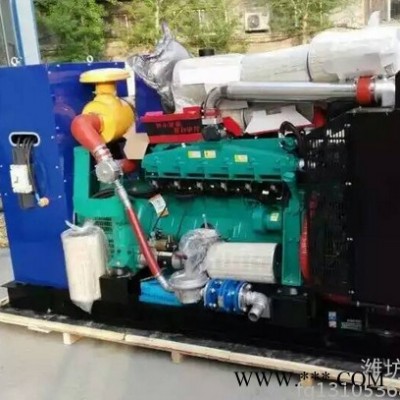 潍坊150千瓦沼气发电机组 150kw增压中冷6126燃气发电机组 多燃料发电图3