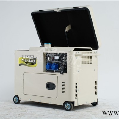 小型风冷8kw静音柴油发电机组 大泽动力8kw柴油发电机图4