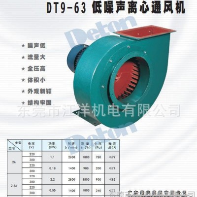 DT9-63多翼式离心风机 代理直销肇庆德通DT9-63-2A多翼式离心风机 隧道炉专用风机 实验室风机 厨房抽油烟风机图2