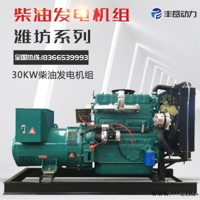 30千瓦柴油发电机组 30kw静音柴油发电机 小型移动式发电机组 欢迎选购 丰岳图4