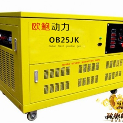 欧鲍静音汽油发电机/12KW三相汽油发电机报价图2
