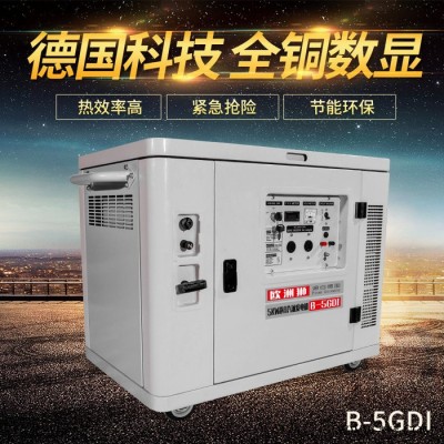纯铜线电机6KW静音汽油发电机图3