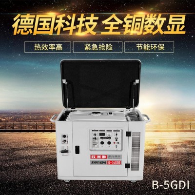 纯铜线电机6KW静音汽油发电机图5