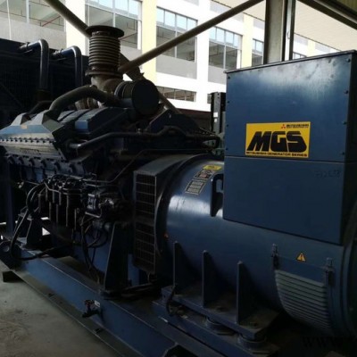 伟钢机电二手发电机组 三菱MGS S12H 840kW 二手发电机 柴油发电机组 九成新图2
