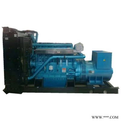 潍柴600KW自动化发电机组_大型潍柴股份自启动600千瓦柴油发电机组自启动发电机组图1
