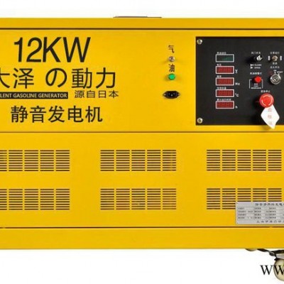 株洲12千瓦静音汽油发电机图1