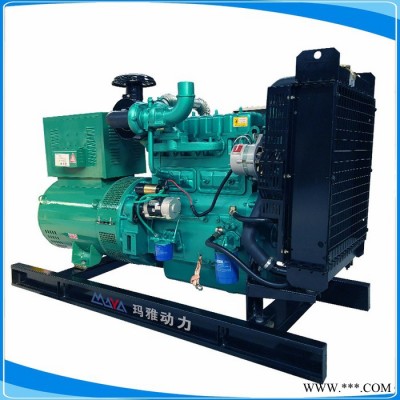 山东50KW千瓦柴油发电机组 发电机 养殖工厂酒店矿场消防  可选静音箱自动化四保护移动电站