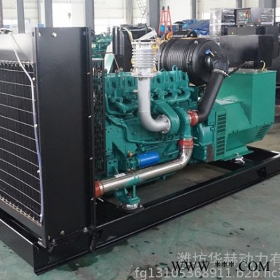 潍柴股份柴油发电机组300kw WP12D发动机配套全铜发电机图2