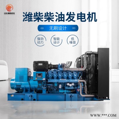 潍柴50KW柴油发电机组 学校医院备用电源纯铜 30千瓦柴油发电机图5