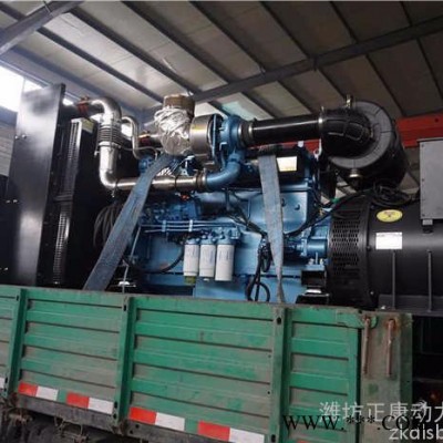 潍柴博杜安800KW柴油发电机组 12M26电调 企业工厂备用800千瓦自动化发电机图2
