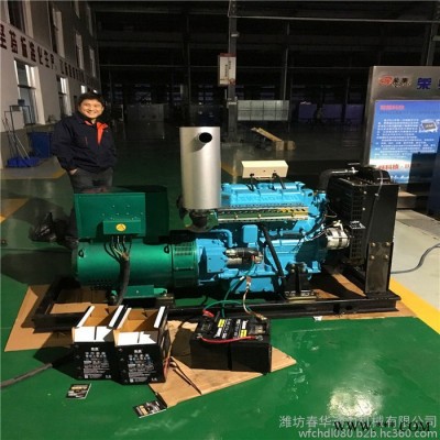 华丰50KW柴油发电机组 电锅炉厂专用 WEICHAI/潍柴50GF发电机组图1