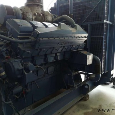 二手发电机组 三菱MGS S12H 840kW 柴油发电机组 九成新图3