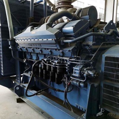 二手发电机组 三菱MGS S12H 840kW 柴油发电机组 九成新