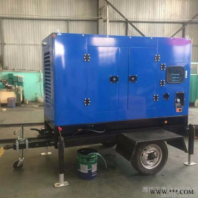 90kw广西玉柴柴油发电机组 90千瓦大型移动牵引式静音水冷柴油发电机图2