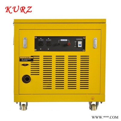 KURZ/库兹20KW三相汽油发电机组静音箱式汽油发电机低油耗图10