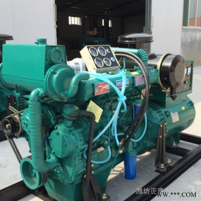 潍柴里卡多船用75KW柴油发电机组 船舶专用75千瓦全铜发电机 耐用省油图2