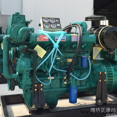 潍柴里卡多船用75KW柴油发电机组 船舶专用75千瓦全铜发电机 耐用省油图3