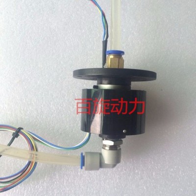 bestcho电气滑环，HSR50120-12S/1Q气管16MM集电环，外径120MM气电一体旋转接头导电滑环图2