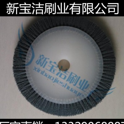 尼龙清洗毛刷轮 清洁马达换向器尼龙毛刷轮 猪毛轮 尼龙轮图1